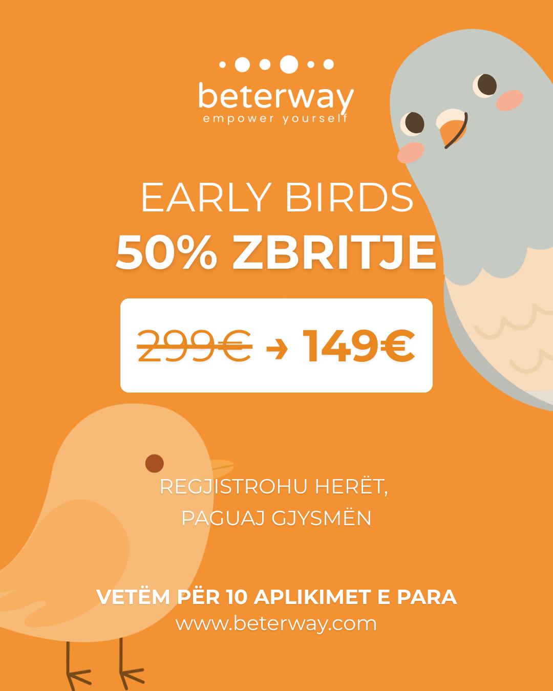 Early Bird Offer - 50% Discount - Click to register